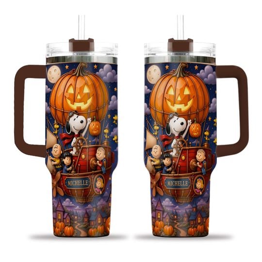 Cute Friends 40oz Tumbler – Personalized Halloween Gifts For Cartoon Lovers 05halu310726