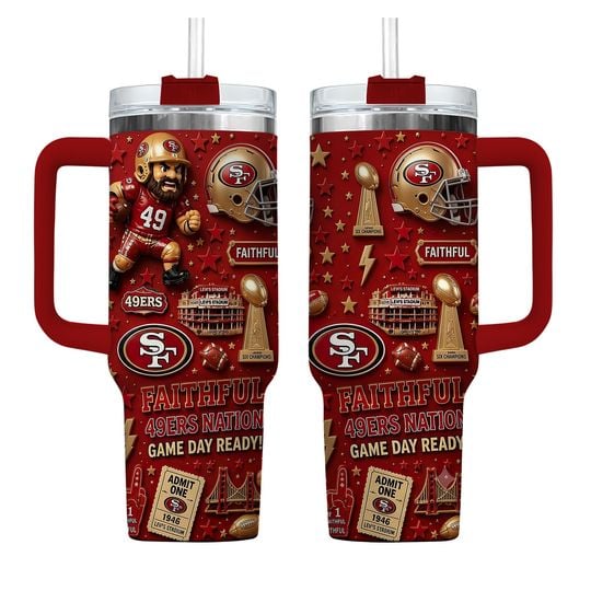 SF49 40oz Tumbler With Handle DNBN