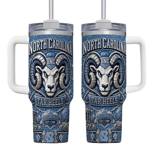 UNC 40oz Tumbler With Handle TTNL