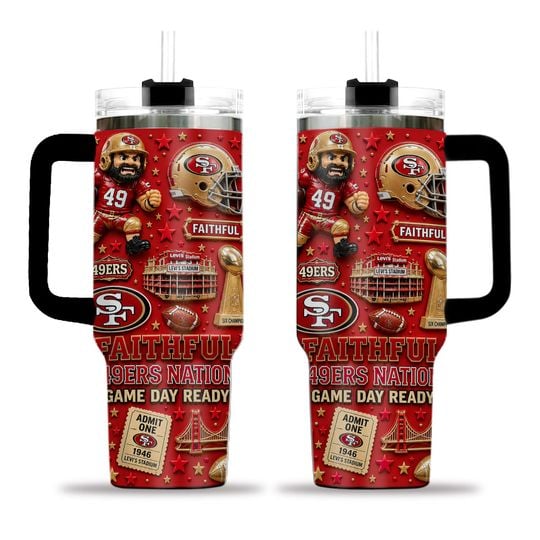 SF49 40oz Tumbler With Handle DNBN