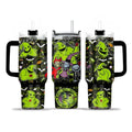 Oggie Boggie Movies Characters Tumbler 40oz with Handle, Halloween Gifts