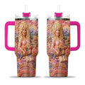 Dolly Par.ton 40oz Tumbler With Handle