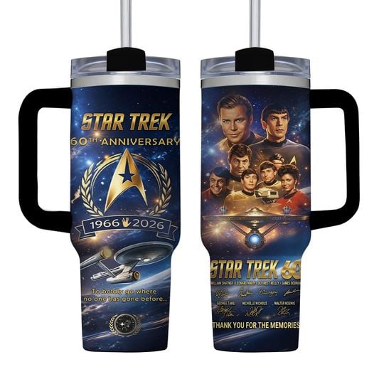 startrek2020 60th Anniversary 1966-2026 Tumbler 40oz