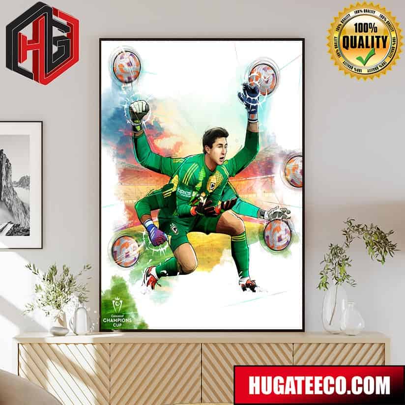 10 Saves Vs Tigers Patrick Schulte Also Saved 2 Decisvie Penalties For Columbus Crew Concacaf Champions Cup 2024 Poster Canvas
