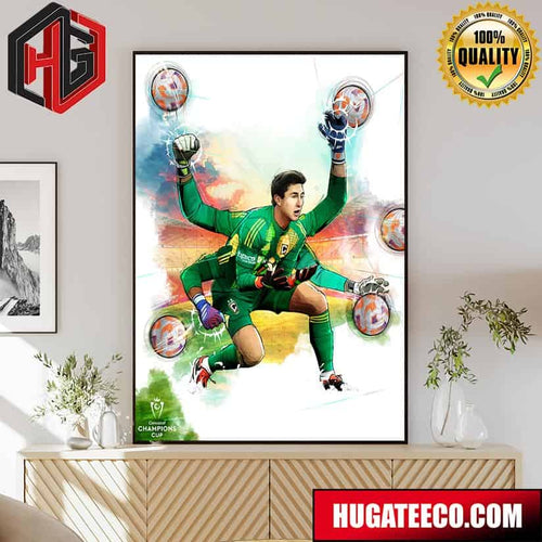 10 Saves Vs Tigers Patrick Schulte Also Saved 2 Decisvie Penalties For Columbus Crew Concacaf Champions Cup 2024 Poster Canvas