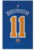 New York Knicks Name and Number 20x32 Washable Interior Rug - Blue