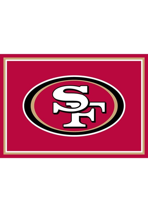 San Francisco 49ers 3x4 Area Rug Interior Rug - Red