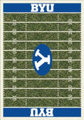 BYU Cougars 6x8 Homefield Interior Rug - Royal Blue