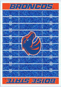 Boise State Broncos 4x6 Homefield Interior Rug - Royal Blue