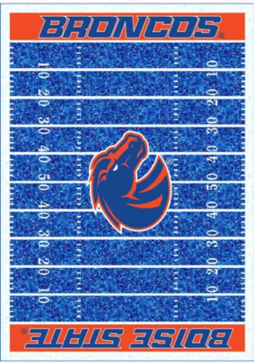 Boise State Broncos 4x6 Homefield Interior Rug - Royal Blue