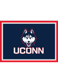 UConn Huskies 4x6 Spirit Interior Rug - Navy Blue