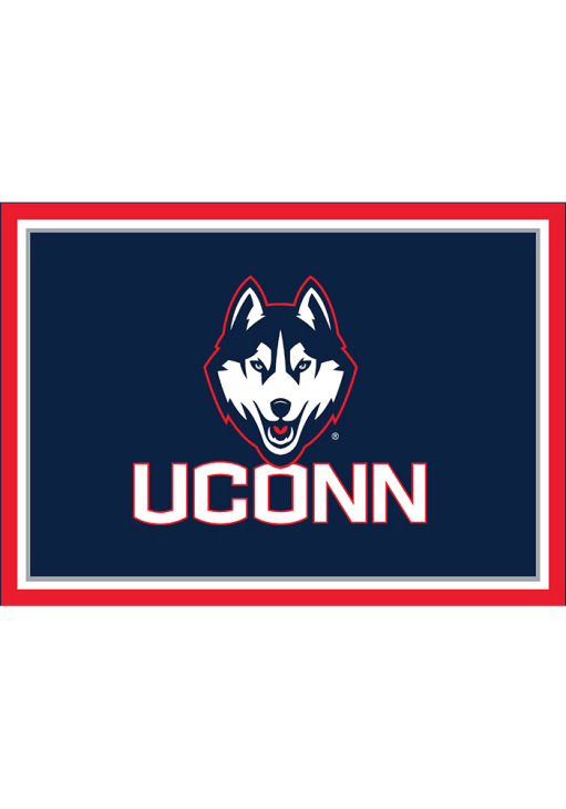 UConn Huskies 4x6 Spirit Interior Rug - Navy Blue