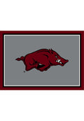 Arkansas Razorbacks 8x11 Spirit Interior Rug - Ash