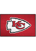 Kansas City Chiefs 13in x 19in Interior Rug - Red