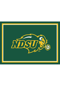 North Dakota State Bison 8x11 Spirit Interior Rug - Kelly Green