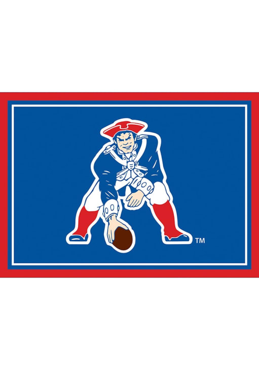 New England Patriots vintage 6x8 Spirit Rug Interior Rug - Navy Blue