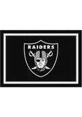 Las Vegas Raiders 4x6 Spirit Interior Rug - Black