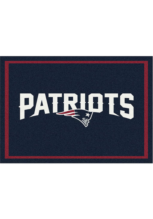 New England Patriots 4x6 Spirit Interior Rug - Blue