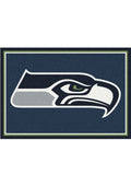 Seattle Seahawks 4x6 Spirit Interior Rug - Blue