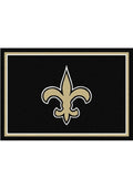 New Orleans Saints 4x6 Spirit Interior Rug - Black