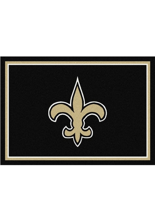 New Orleans Saints 4x6 Spirit Interior Rug - Black