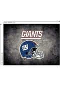 New York Giants 4x6 Distressed Interior Rug - Black
