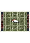 Denver Broncos 6x8 Homefield Interior Rug - Green
