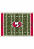 San Francisco 49ers 6x8 Homefield Interior Rug - Green