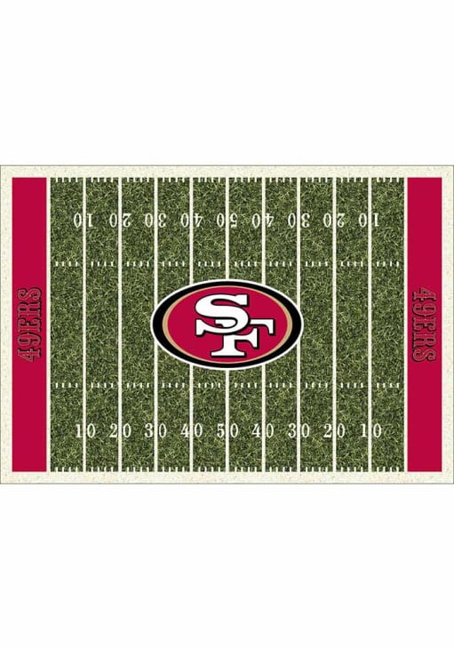 San Francisco 49ers 6x8 Homefield Interior Rug - Green