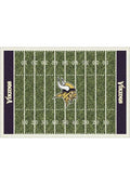 Minnesota Vikings 6x8 Homefield Interior Rug - Green