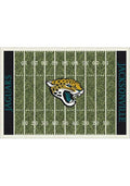 Jacksonville Jaguars 6x8 Homefield Interior Rug - Green