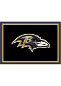 Baltimore Ravens 6x8 Spirit Interior Rug - Purple