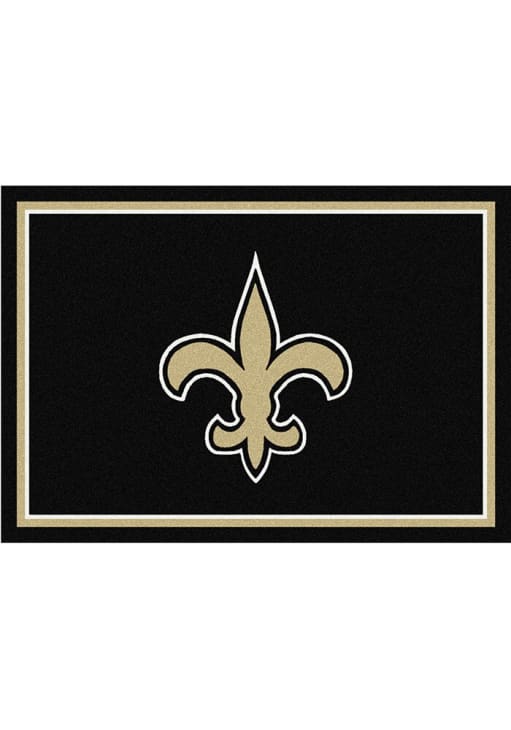 New Orleans Saints 6x8 Spirit Interior Rug - Black