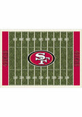 San Francisco 49ers 8x11 Homefield Interior Rug - Green