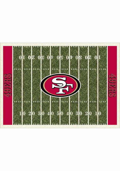 San Francisco 49ers 8x11 Homefield Interior Rug - Green
