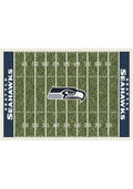 Seattle Seahawks 8x11 Homefield Interior Rug - Green