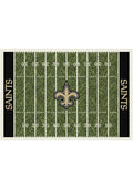 New Orleans Saints 8x11 Homefield Interior Rug - Green