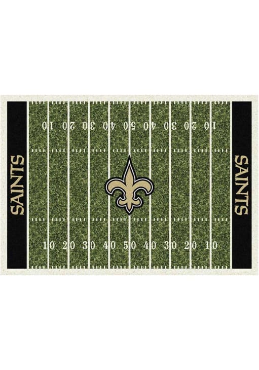 New Orleans Saints 8x11 Homefield Interior Rug - Green