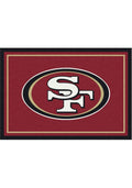 San Francisco 49ers 8x11 Spirit Interior Rug - Red