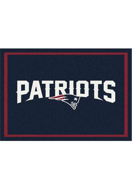 New England Patriots 8x11 Spirit Interior Rug - Blue