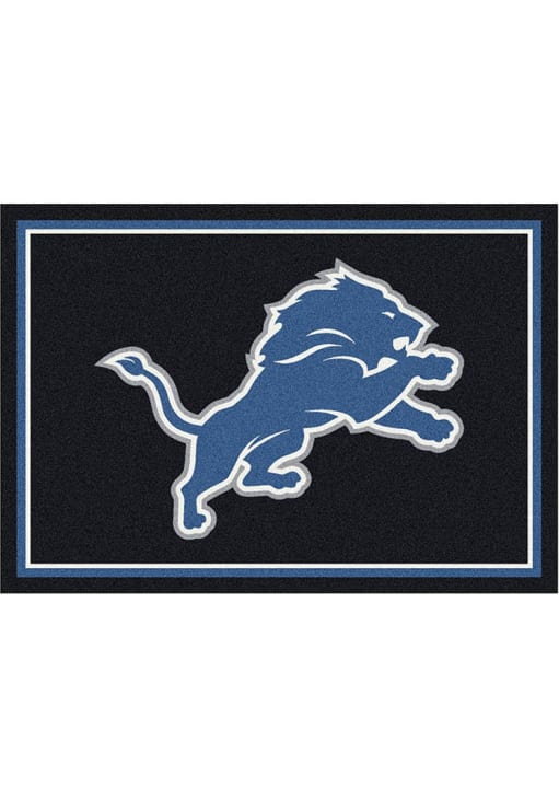 Detroit Lions 8x11 Spirit Interior Rug - Blue
