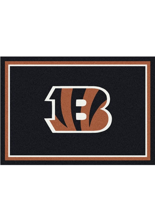 Cincinnati Bengals 8x11 Spirit Interior Rug - Orange