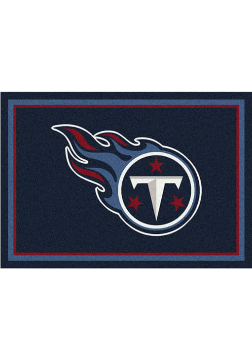 Tennessee Titans 8x11 Spirit Interior Rug - Blue