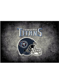 Tennessee Titans 8x11 Distressed Interior Rug - Black