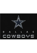 Dallas Cowboys 8x11 Chrome Interior Rug - Black