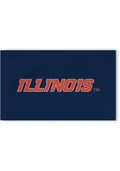 Illinois Fighting Illini 36x62 Washable Interior Rug - Navy Blue