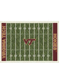 Virginia Tech Hokies 6x8 Homefield Interior Rug - Maroon