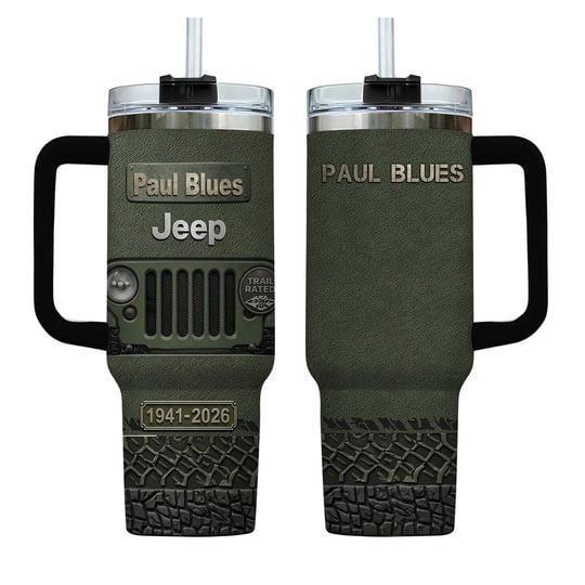 1J e e p 85th Anniversary 1941-2026 Insulated Travel 40oz Tumbler