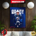 2024 Patriots Hall Of Fame Inductee Tom Brady Quarterback 2000-2019 Home Decor Poster Canvas