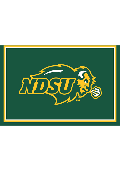 North Dakota State Bison 3x4 Area Interior Rug - Kelly Green